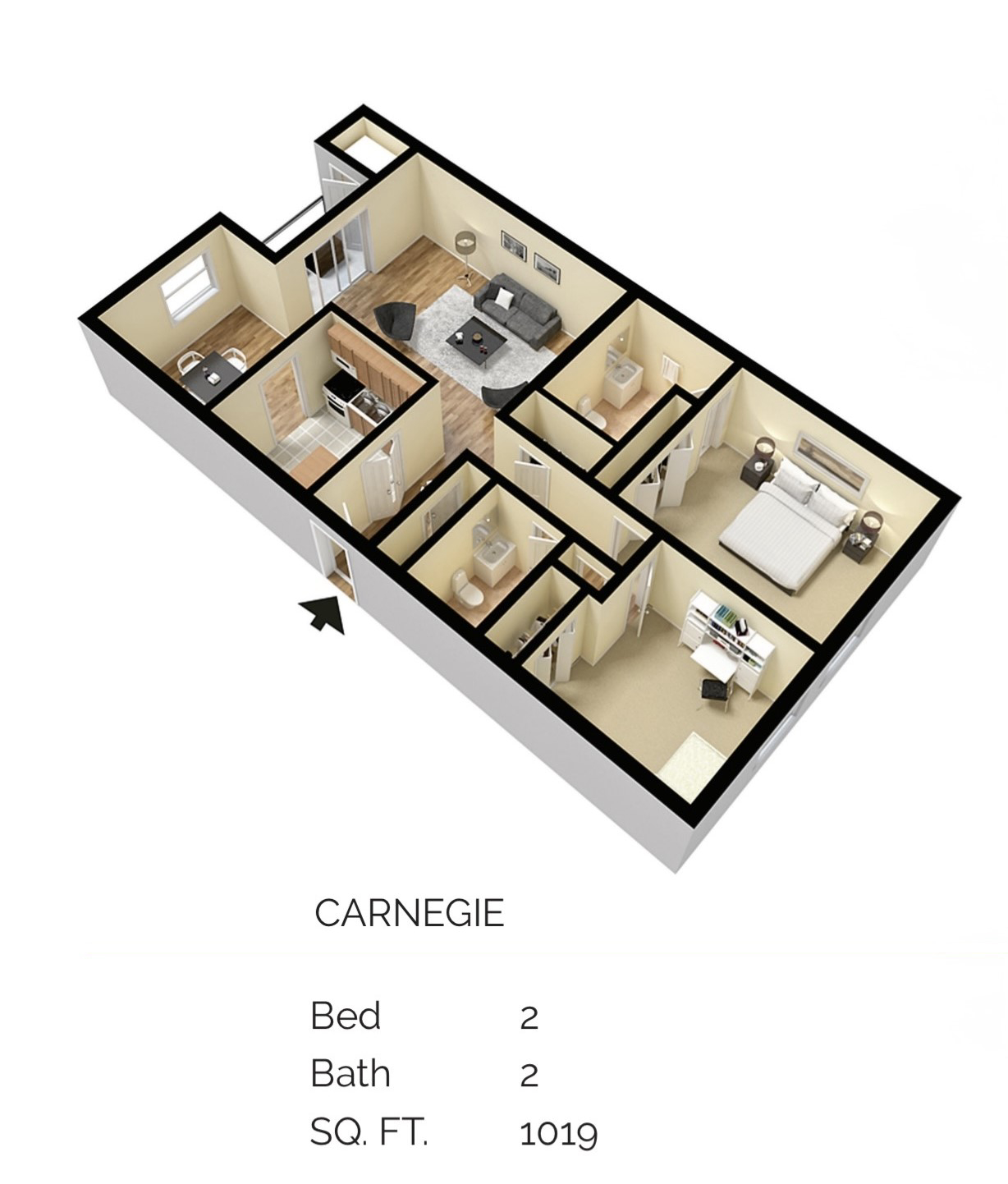 CARNEGIE floor plan