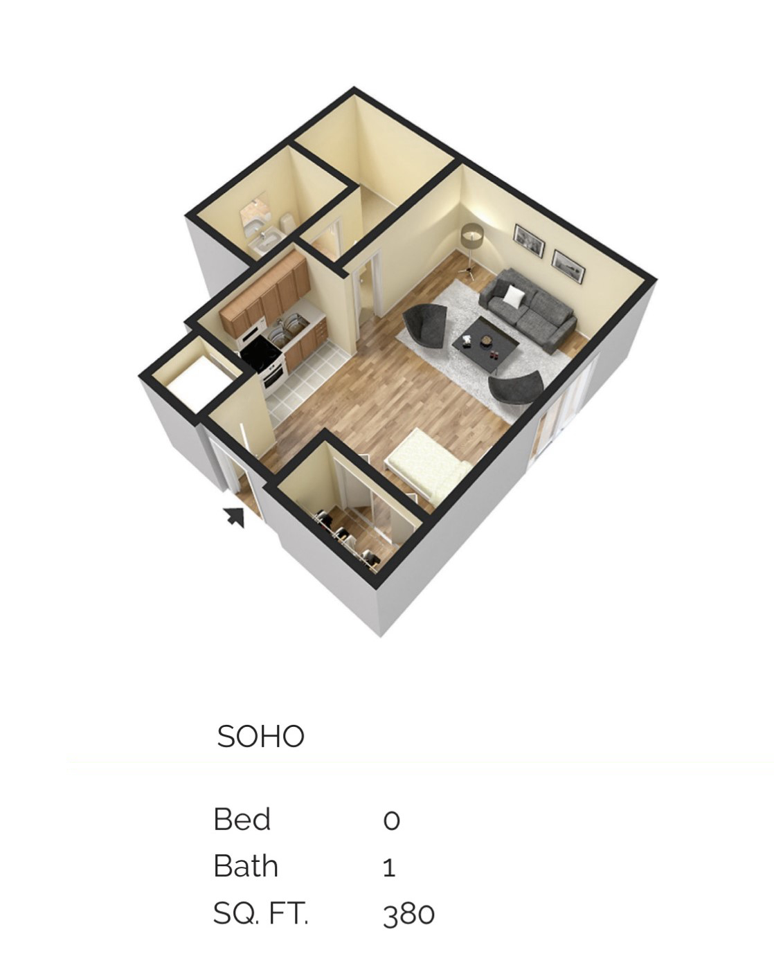 SOHO floor plan