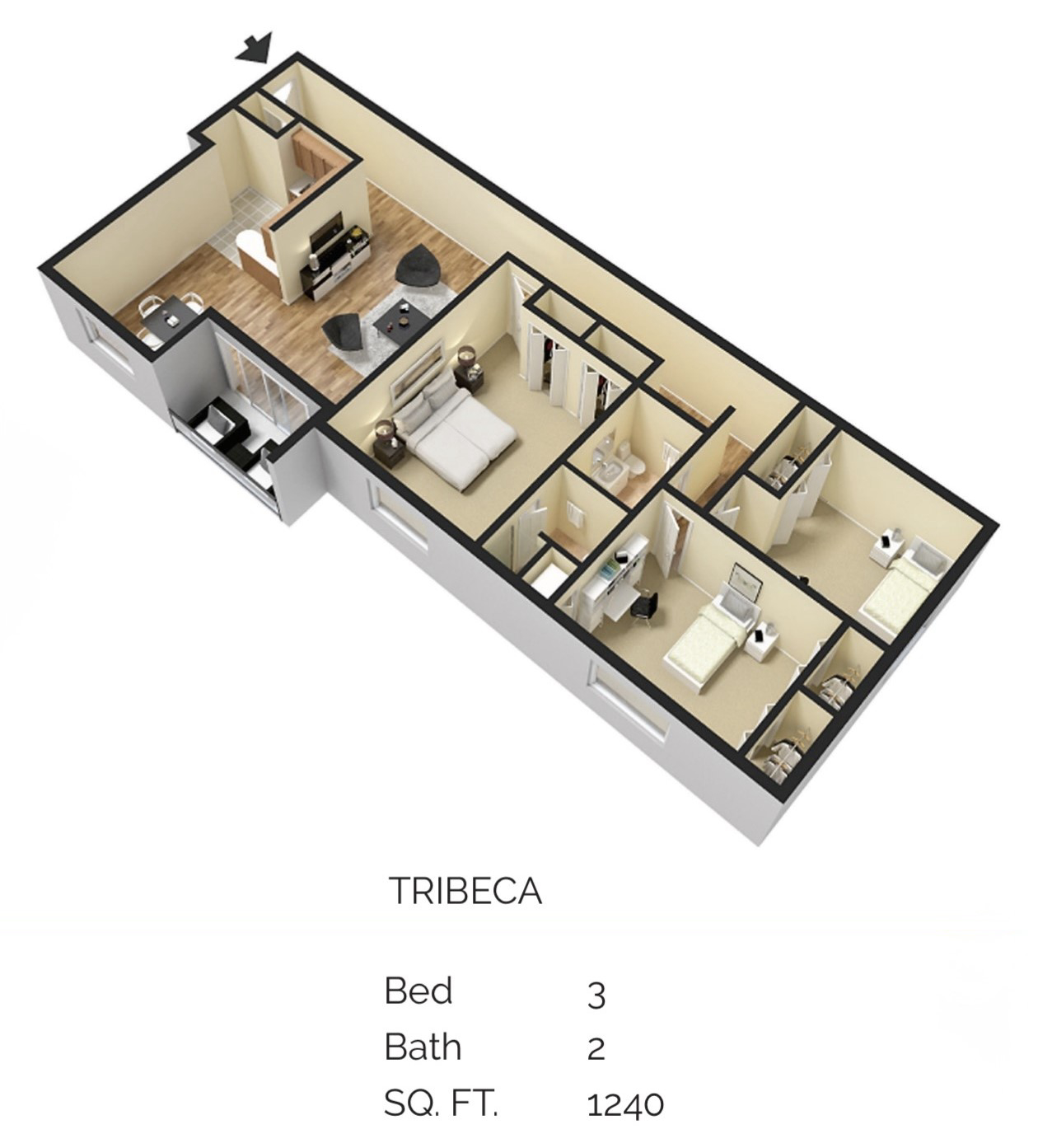 TRIBECA floor plan