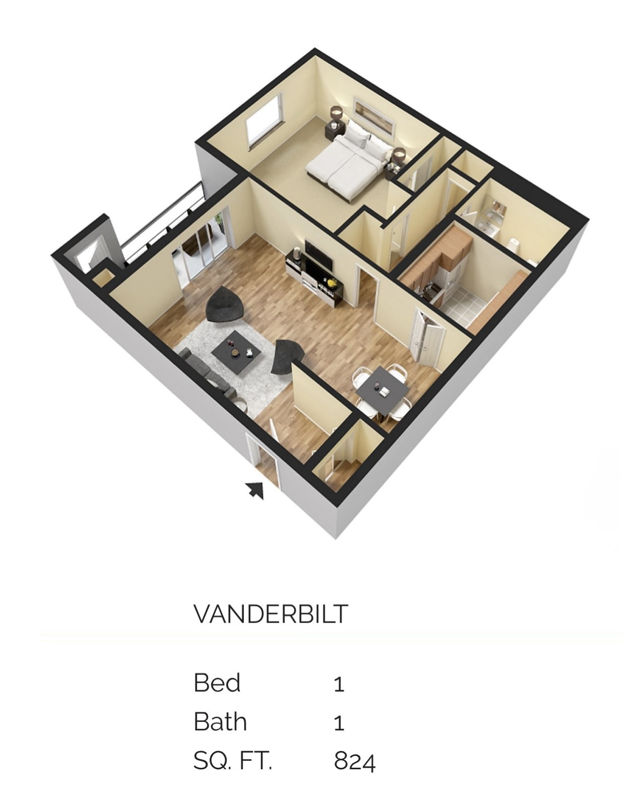 VANDERBILT floor plan